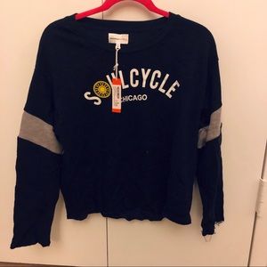 SoulCycle Ripped Hem Pullover